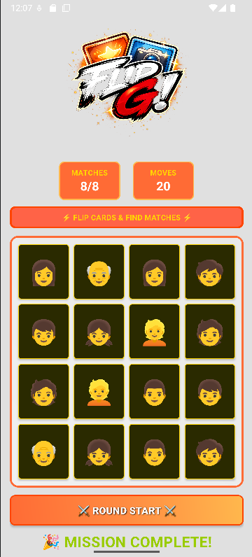 FlipG Win Screen